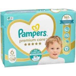 Pampers 6 Premium Care 38 броя - topcho-online