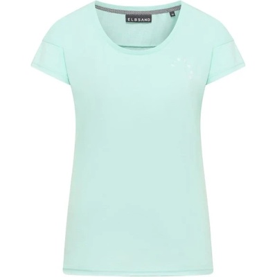 ELBSAND Дамска тениска ELBSAND Women's Rea T-shirt - Ocean View Melange (916-7032-0312)