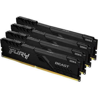Kingston FURY Beast 64GB (4x16GB) DDR4 3200MHz KF432C16BB1K4/64