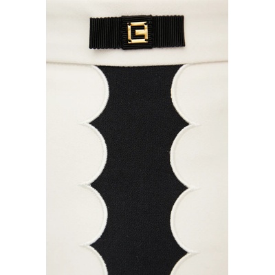 Elisabetta Franchi Къс панталон Elisabetta Franchi в бежово с десен с висока талия SH00952E2 (SH00952E2)