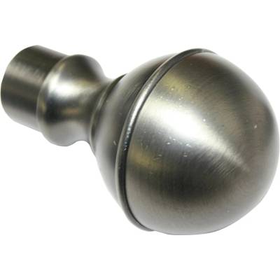 Gardinia Koncovka Europa Geo na priemer 19 mm strieborná 12 cm x 10 cm