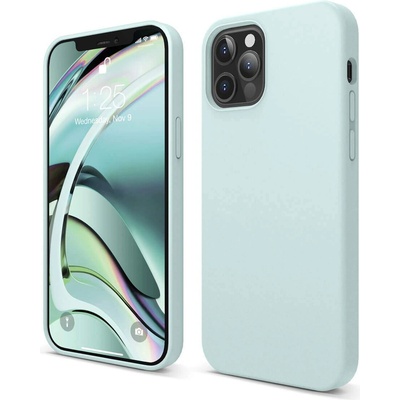 elago Soft Silicone Case - силиконов (TPU) калъф за iPhone 12, iPhone 12 Pro (зелен)