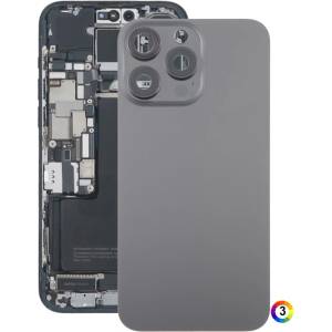 Apple Заден капак за iPhone 15 Pro Max с държач, стъкло за камерата и магнитен ринг - 4 цвята