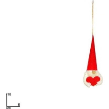 MAKRO Škriatok vianočný závesný