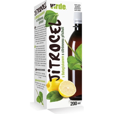 Virde Jitrocelový sirup s betaglukanem 200 ml