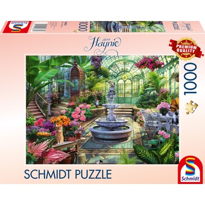 Schmidt Spiele Пъзел Schmidt от 1000 части - Викторианска оранжерия (58633)