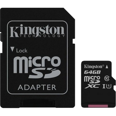 Kingston microSDXC 64 GB UHS-I U1 SDC10G2/64GB