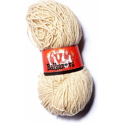 Vlněná příze bílá 240 g