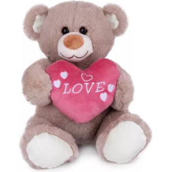 Image 1 of Amek Toys ПЛЮШЕНО МЕЧЕ СЪС СЪРЦЕ БЕЖОВО 33 СМ