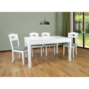 Image 1 of ЕВРОМАР Разтегателна трапезна маса SARAGOSA white (006.004.0012)