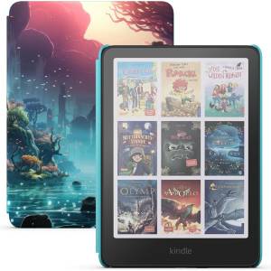 Amazon Kindle Colorsoft Kids (latest generation) - The first color Kindle for children, with case - 16GB - Adventure flow - SA58CB Четец за Е-книги