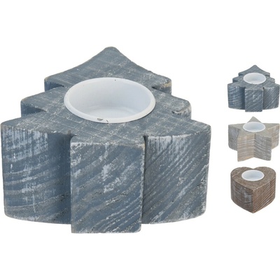 MAKRO - Svietnik WOOD rôzne druhy