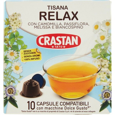 Crastan relax bilinkový čaj kapsule dolce gusto 10 ks