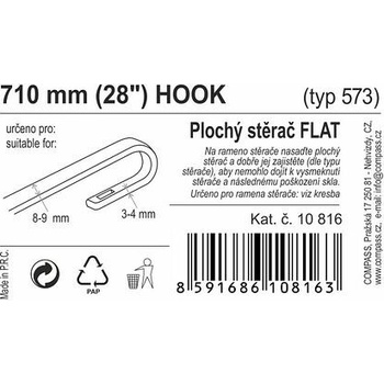 Compass Flat Bulk 710 mm 10816