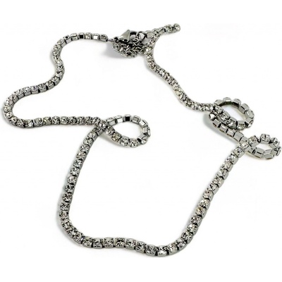 Graart Tenisový náhrdelník s bílými zirkony TNN0001-45 – Hledejceny.cz
