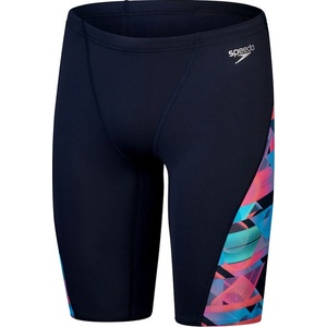Speedo allover digi v-cut jammer true navy/siren red s - uk32