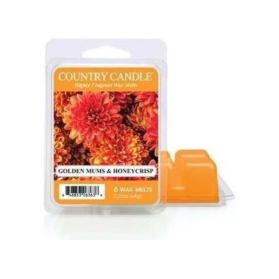Country Candle Vonný Vosk Golden Mums & Honeycrisp 64 g