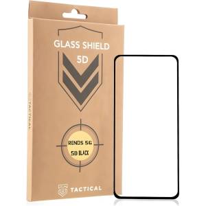 Tactical Glass Shield 5D стъклен протектор за Oppo Reno5 5G - Черен KP8436