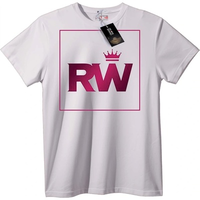 NOONEBRAND ROBBIE WILLIAMS Тениска Crown RW Лого - S, White