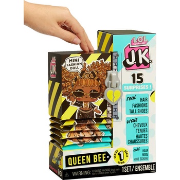 L.O.L. Surprise! J.K. Queen Bee set s doplňky 15 překvapení 1.serie