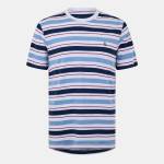 Original Penguin Тениска Original Penguin Men's Regular Fit Collar Stripe T-Shirt - Yale