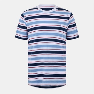Original Penguin Тениска Original Penguin Men's Regular Fit Collar Stripe T-Shirt - Yale