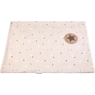 LITTLE ANGEL Deka dvojitá tenká BIO Outlast® béžová hviezdičky biela