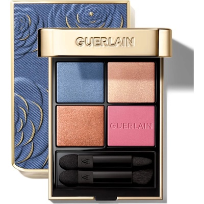 Guerlain Blooming Denim Ombres G палитра сенки за очи лимитирана версия 396 Denim Blossom 6 гр