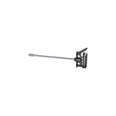Plochý izolátor pro předsazené ohrady s podpěrou a vrutem, délka 20 cm, závit M6 - 10 ks