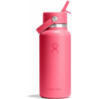 Hydro Flask Wide termoflaša Flex Straw Cap 32 oz 945 ml ružová vínová