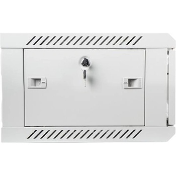 Lanberg rack cabinet 19" wall-mount 4U - 600x450 for self-assembly (flat pack), grey (WF01-6404-10S)