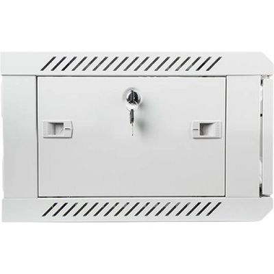 Lanberg rack cabinet 19" wall-mount 4U - 600x450 for self-assembly (flat pack), grey (WF01-6404-10S)