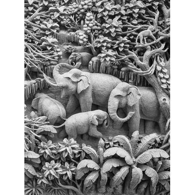 Preinterier Fototapeta panel - PL0819 - Zvieratá vlies - 206cm x 275cm