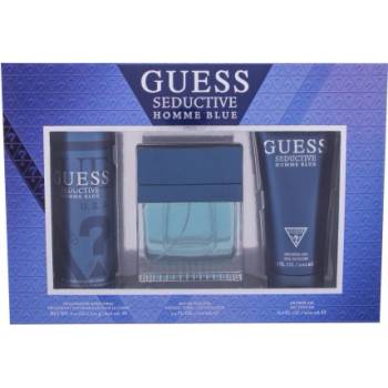 Guess Seductive Blue for Men EDT 100 ml + sprchový gel 200 ml + deospray 226 ml dárková sada
