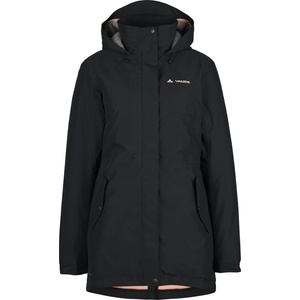 Vaude Дамско яке парка Vaude Women's Pellice Wool Parka - Black / Soft Rose - размер 46 (EU) (105-3728-0617)