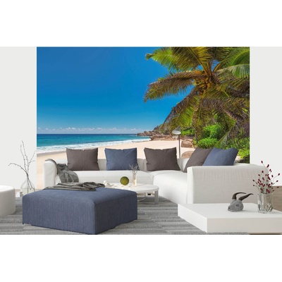 DIMEX ART Самозалепваща се флизелинова фототапета тропически плаж 375 x 250 см