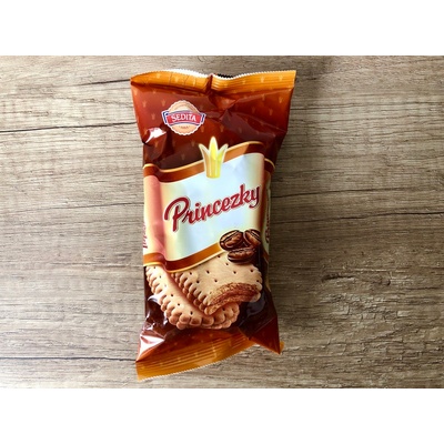 Sedita Princezky Sušenky s krémovou náplní s kávovou chutí 80 g