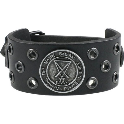 Leather & Steel Fashion náramek unisex ring black LSF1 67