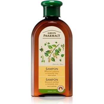 Green Pharmacy Hair Care Birch Tar & Zinc šampón proti lupinám 0% Parabens Artificial Colouring SLS SLES 350 ml