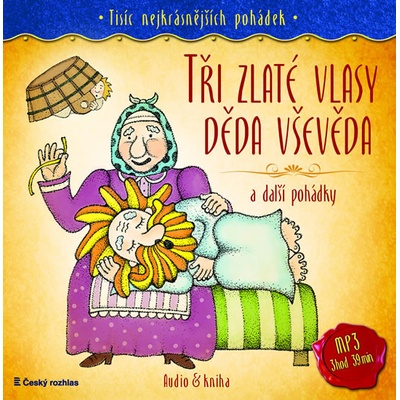 Tři zlaté vlasy děda Vševěda a další pohádky Audio + kniha
