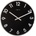 NeXtime Стенен часовник Reflect черен (8190ZW)