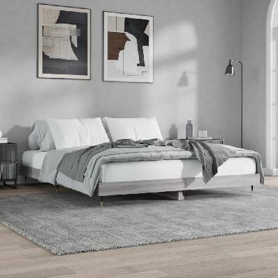 Nábytek XL 832155 Rám postele šedý sonoma kompozitní dřevo