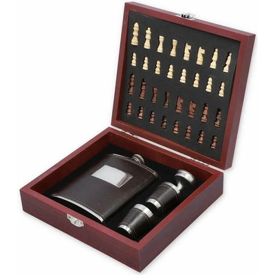Ploskačkav darčekovej kazete Chess V 240ml