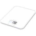 Beurer Цифров кухненски кантар Beurer KS 19 Pure White kitchen scale, капацитет 5 кг, LCD дисплей, с включена батерия, бял (10681_BEU)
