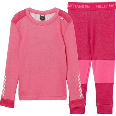 Helly Hansen K Lifa Merino Set Hot Pink
