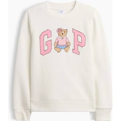 GAP detská mikina Brannan Bear s logom Biela