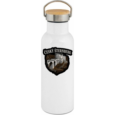 123TRIKO termoska Český Šternberk, rytý tisk 500 ml