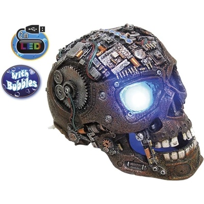 Nobby Cyborg Skull LED 20,8x13,7x15 cm