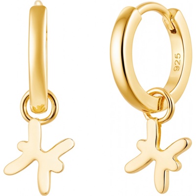 Olivie Stříbrné náušnice RYBY GOLD 9598