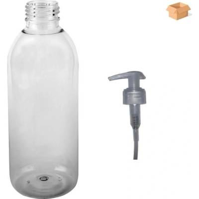 Tera plastová lahvička čirá s transparentní pumpičkou Tera 300 ml 160 ks